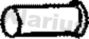 Klarius 110012 - Труба вихлопного газу autocars.com.ua