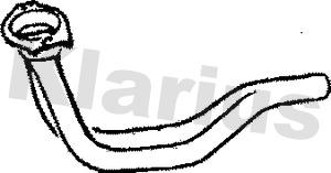 Klarius 110197 - Труба вихлопного газу autocars.com.ua