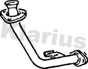 Klarius 110246 - Труба вихлопного газу autocars.com.ua