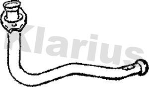 Klarius 110248 - Труба вихлопного газу autocars.com.ua
