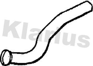 Klarius 110341 - Труба выхлопного газа autodnr.net