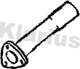 Klarius 110359 - Труба выхлопного газа avtokuzovplus.com.ua