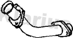 Klarius 110477 - Труба вихлопного газу autocars.com.ua