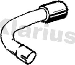 Klarius 110656 - Труба выхлопного газа autodnr.net