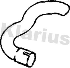 Klarius 110676 - Труба вихлопного газу autocars.com.ua