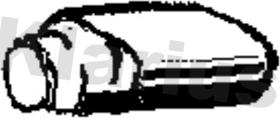 Klarius 110694 - Насадка випускної труби autocars.com.ua