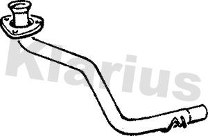 Klarius 120135 - Труба вихлопного газу autocars.com.ua