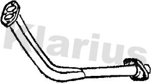 Klarius 120176 - Труба вихлопного газу autocars.com.ua
