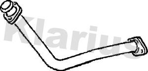 Klarius 120334 - Труба вихлопного газу autocars.com.ua