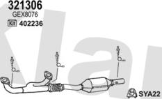 Klarius 120439E - Система випуску ОГ autocars.com.ua