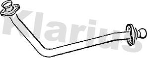 Klarius 130116 - Труба вихлопного газу autocars.com.ua