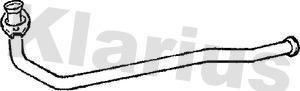Klarius 130129 - Труба вихлопного газу autocars.com.ua