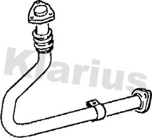 Klarius 130159 - Труба вихлопного газу autocars.com.ua