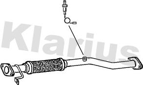 Klarius 142716 - Труба выхлопного газа avtokuzovplus.com.ua