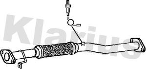 Klarius 142739 - Труба вихлопного газу autocars.com.ua