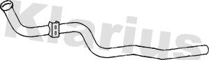 Klarius 142747 - Труба вихлопного газу autocars.com.ua