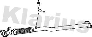 Klarius 142970 - Труба выхлопного газа avtokuzovplus.com.ua