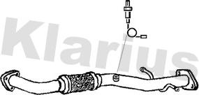 Klarius 143032 - Труба выхлопного газа autodnr.net