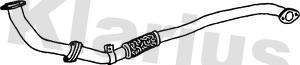 Klarius 150091 - Труба вихлопного газу autocars.com.ua