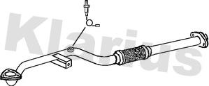 Klarius 150390 - Труба вихлопного газу autocars.com.ua