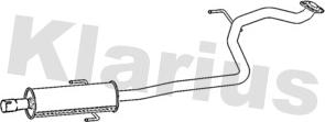 Klarius 150583 - Труба вихлопного газу autocars.com.ua