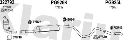 Klarius 181033U - Система випуску ОГ autocars.com.ua