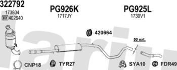 Klarius 181034U - Система випуску ОГ autocars.com.ua