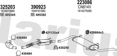 Klarius 181133E - Система випуску ОГ autocars.com.ua