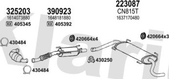 Klarius 181135E - Система випуску ОГ autocars.com.ua