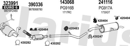 Klarius 181286E - Система випуску ОГ autocars.com.ua