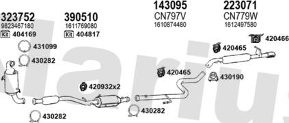 Klarius 181312E - Система випуску ОГ autocars.com.ua