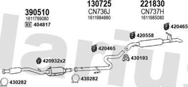 Klarius 181315E - Система випуску ОГ autocars.com.ua