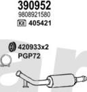 Klarius 181462U - Система випуску ОГ autocars.com.ua