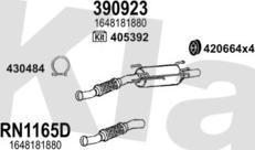 Klarius 181868U - Система випуску ОГ autocars.com.ua