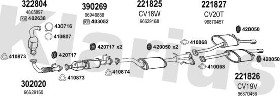 Klarius 200018E - Система випуску ОГ autocars.com.ua