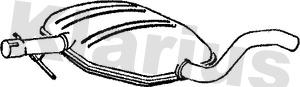 Klarius 210294 - Средний глушитель выхлопных газов autodnr.net