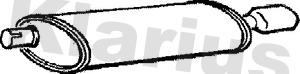 Klarius 210463 - Глушник вихлопних газів кінцевий autocars.com.ua