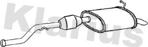 Klarius 211414 - Глушник вихлопних газів кінцевий autocars.com.ua
