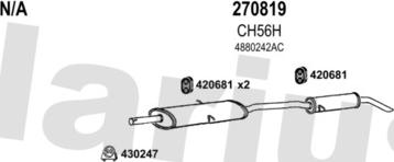 Klarius 220054E - Система випуску ОГ autocars.com.ua