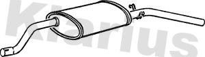 Klarius 230233 - Глушник вихлопних газів кінцевий autocars.com.ua
