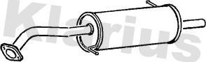 Klarius 231085 - Глушник вихлопних газів кінцевий autocars.com.ua