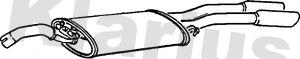 Klarius 240389 - Глушник вихлопних газів кінцевий autocars.com.ua