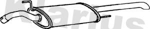 Klarius 240544 - Глушник вихлопних газів кінцевий autocars.com.ua