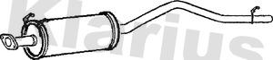 Klarius 240620 - Глушник вихлопних газів кінцевий autocars.com.ua