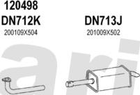 Klarius 270611E - Система випуску ОГ autocars.com.ua