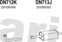 Klarius 270611U - Система випуску ОГ autocars.com.ua