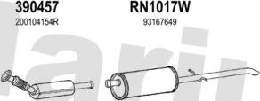 Klarius 270657U - Система випуску ОГ autocars.com.ua