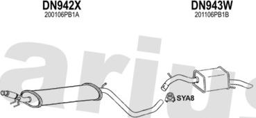 Klarius 270828U - Система випуску ОГ autocars.com.ua