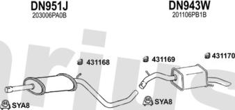 Klarius 270829U - Система випуску ОГ autocars.com.ua