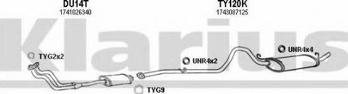 Klarius 300005U - Система випуску ОГ autocars.com.ua